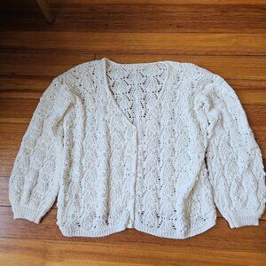 White Sezane cardigan sweater Size XS